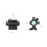 Vector Optics Mira Nautilus 1x30 Retículo Duplo mira red dot 