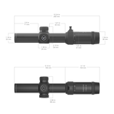 Vector Optics Forester 1-5x24SFP GenII mira telescópica 