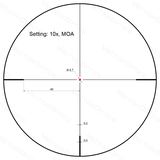 Vector Optics Forester 2-10x40SFP mira telescópica 