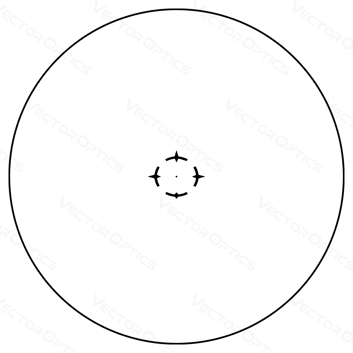 Vector Optics Paragon 1x16 ultra compacto mira telescópica 