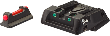 Walther Q4 SF OR & Q5 Match SF mira ajustable con fibra óptica