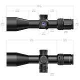 Vector Optics Alcance de rifle compacto Veyron 3-12x44IR SFP 