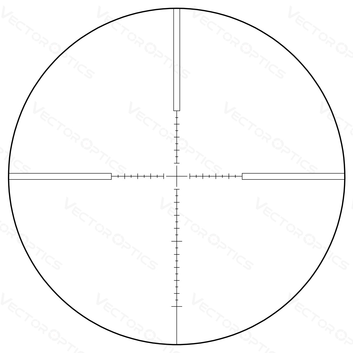 Vector Optics Veyron 3-12x44 SFP compacto mira telescópica 