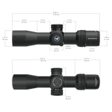 Vector Optics Veyron 2-8x32IR alcance de rifle compacto 